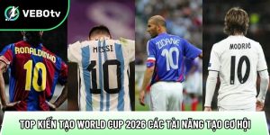 Top kiến tạo World Cup 2026 các tài năng tạo cơ hội đẳng cấp